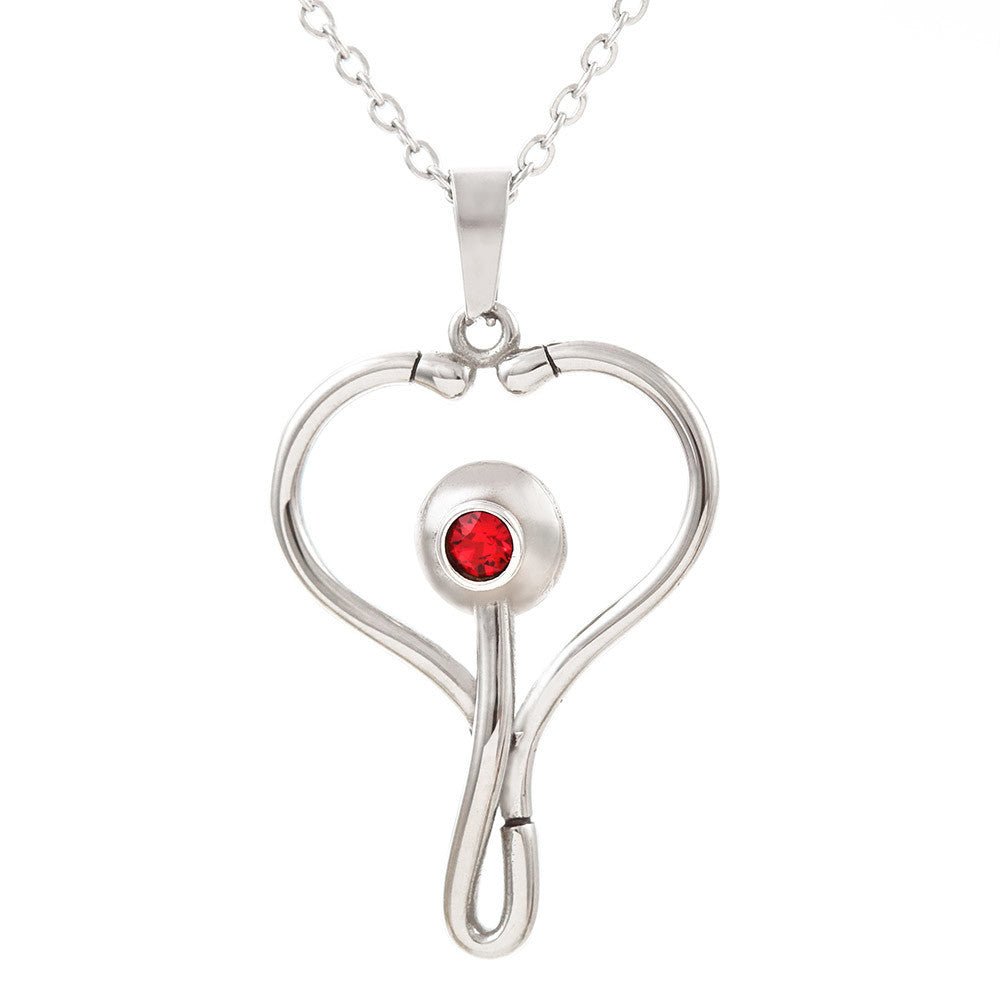 nursing, necklace, stethoscope, healthcare - Ormond Beach Boutique