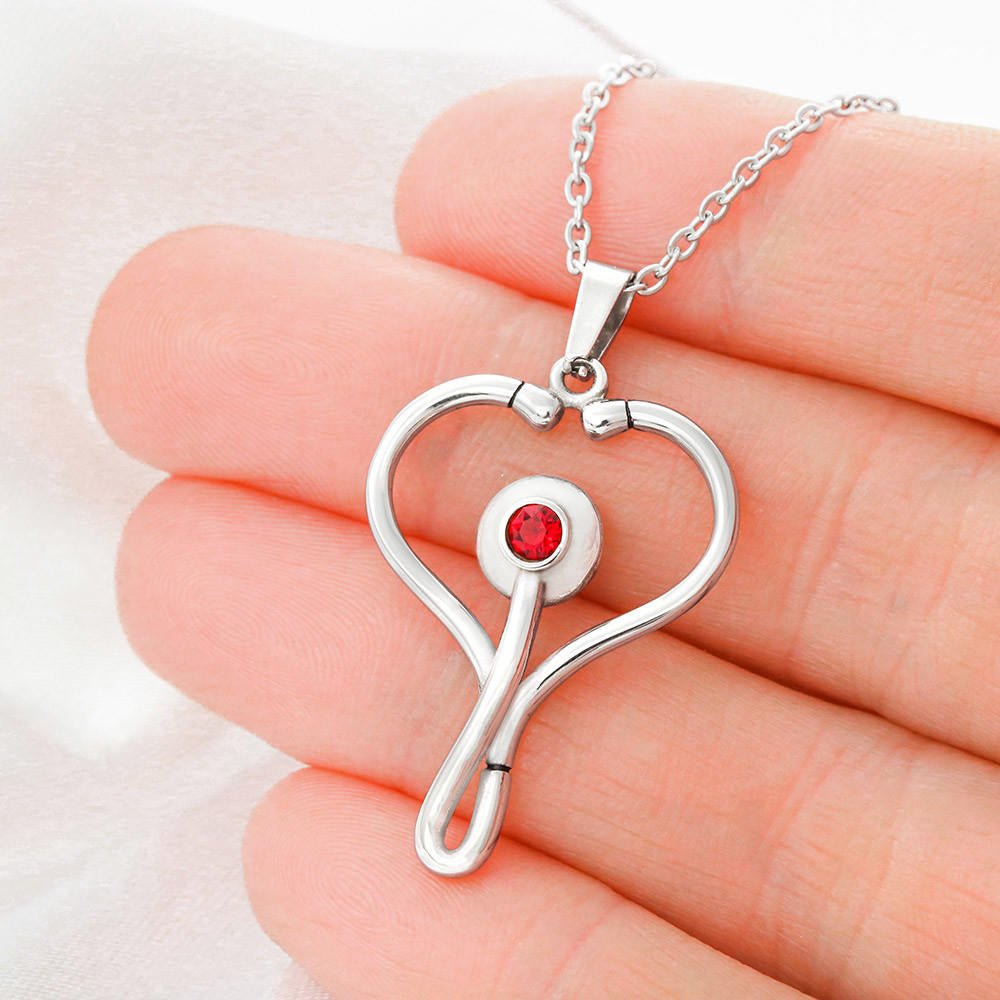 nursing, necklace, stethoscope, healthcare - Ormond Beach Boutique