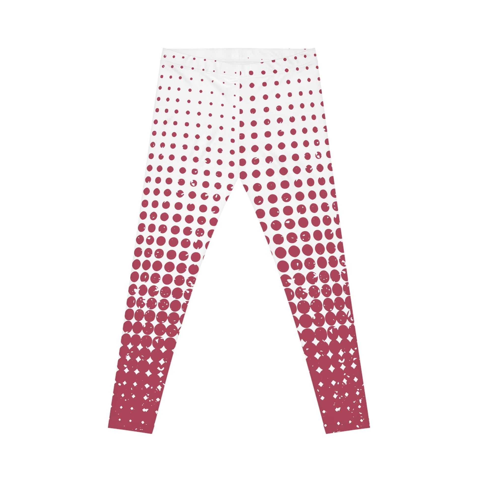 Ombre Dot Pattern Women's Casual Leggings - Perfect for Everyday Comfort - Ormond Beach Boutique