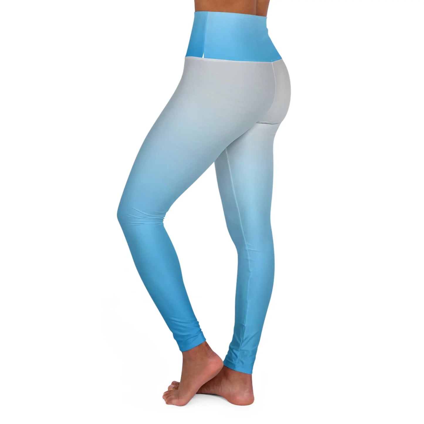 Ombre High Waisted Yoga Leggings - Stylish & Comfortable Activewear for Fitness Enthusiasts - Ormond Beach Boutique