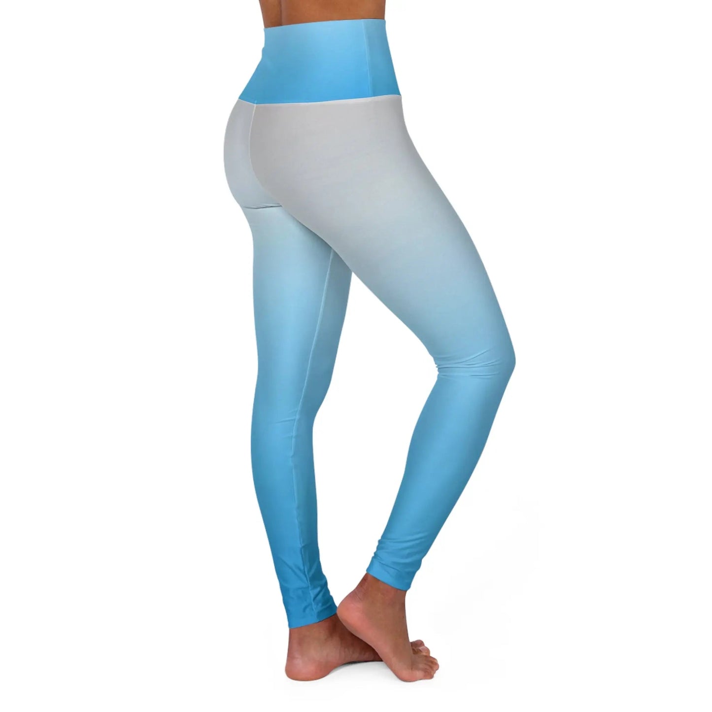 Ombre High Waisted Yoga Leggings - Stylish & Comfortable Activewear for Fitness Enthusiasts - Ormond Beach Boutique