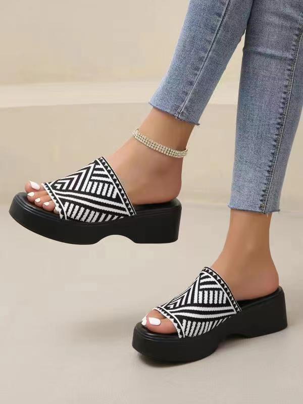 Open Toe Platform Cloth Sandals - Ormond Beach BoutiqueTrendsiOrmond Beach Boutique3ffd5abd - 75c6 - 48dc - b6fe - 96dc5f545a95 - Max100600090594629100600090594629Zebra35(US4)