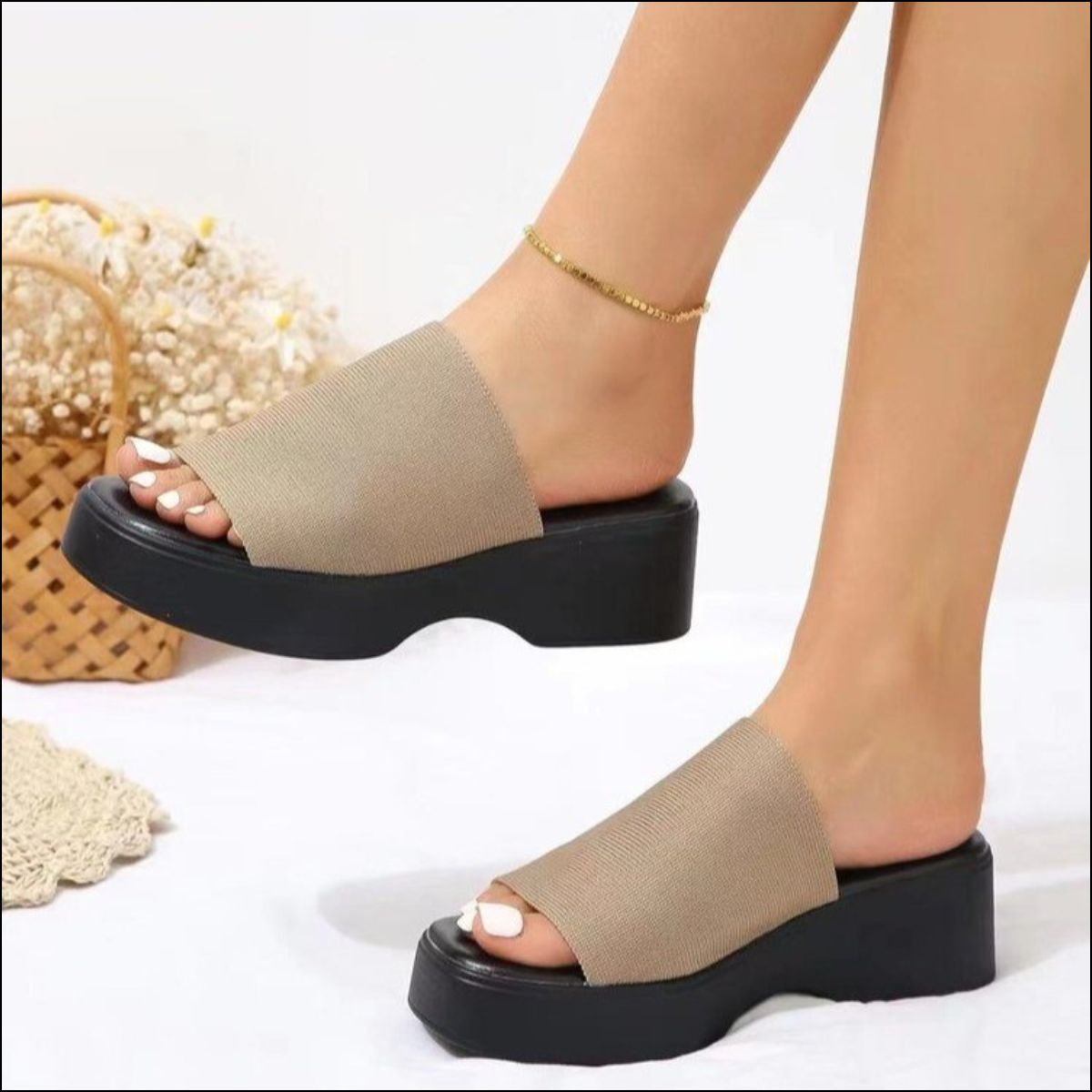 Open Toe Platform Cloth Sandals - Ormond Beach BoutiqueTrendsiOrmond Beach Boutique2d476c9d - e1bc - 40f5 - bf0d - 90f97d2cac63 - Max100600090591007100600090591007Green35(US4)