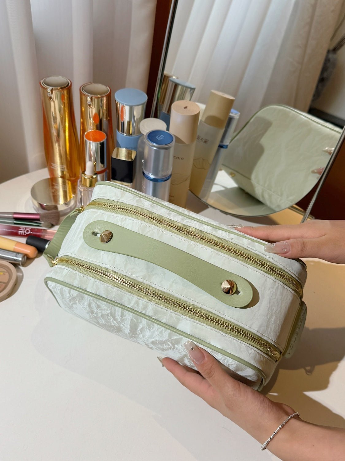 PU Leather Cosmetic Bag and Clutch Set - Ormond Beach BoutiqueTrendsiOrmond Beach Boutique0ca408ed - cbf0 - 4d96 - b29c - 1e8733682a2a - Max100700469011521100700469011521Blush PinkOne Size