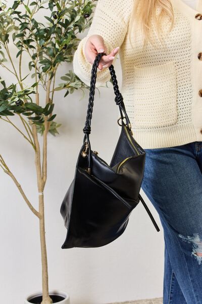 SHOMICO Zipper Detail Shoulder Bag - Ormond Beach BoutiqueTrendsiOrmond Beach Boutiquee3db8fe8d8814f1fba84c0bef582cc88 - Min101300148108520101300148108520BLACKOne Size