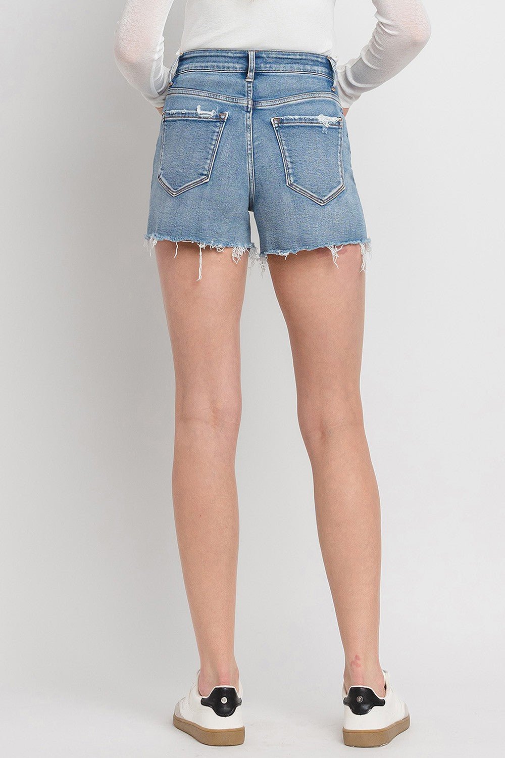 Vervet by Flying Monkey High Rise Denim Shorts - Ormond Beach Boutique