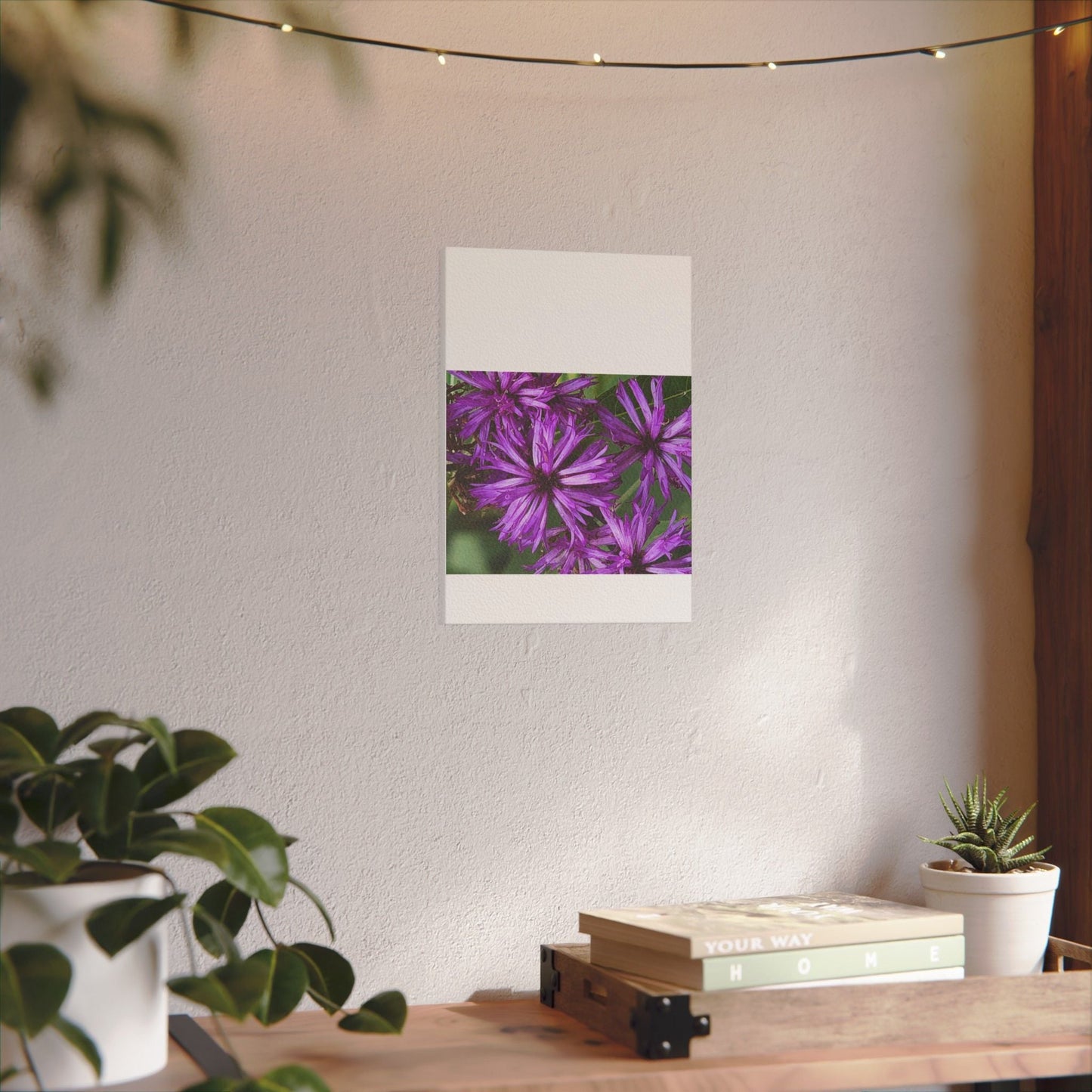 Vibrant Floral Giclée Print Canvas - Purple Beauty for Home Décor - Ormond Beach Boutique