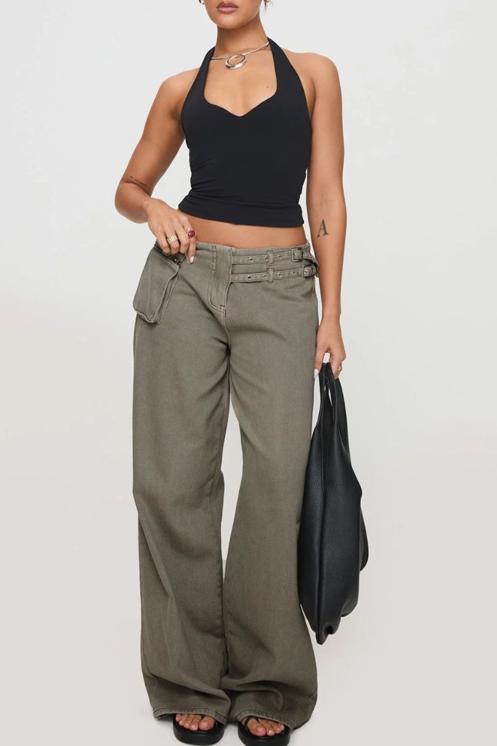 Wide Leg Jeans with Pockets - Ormond Beach Boutique