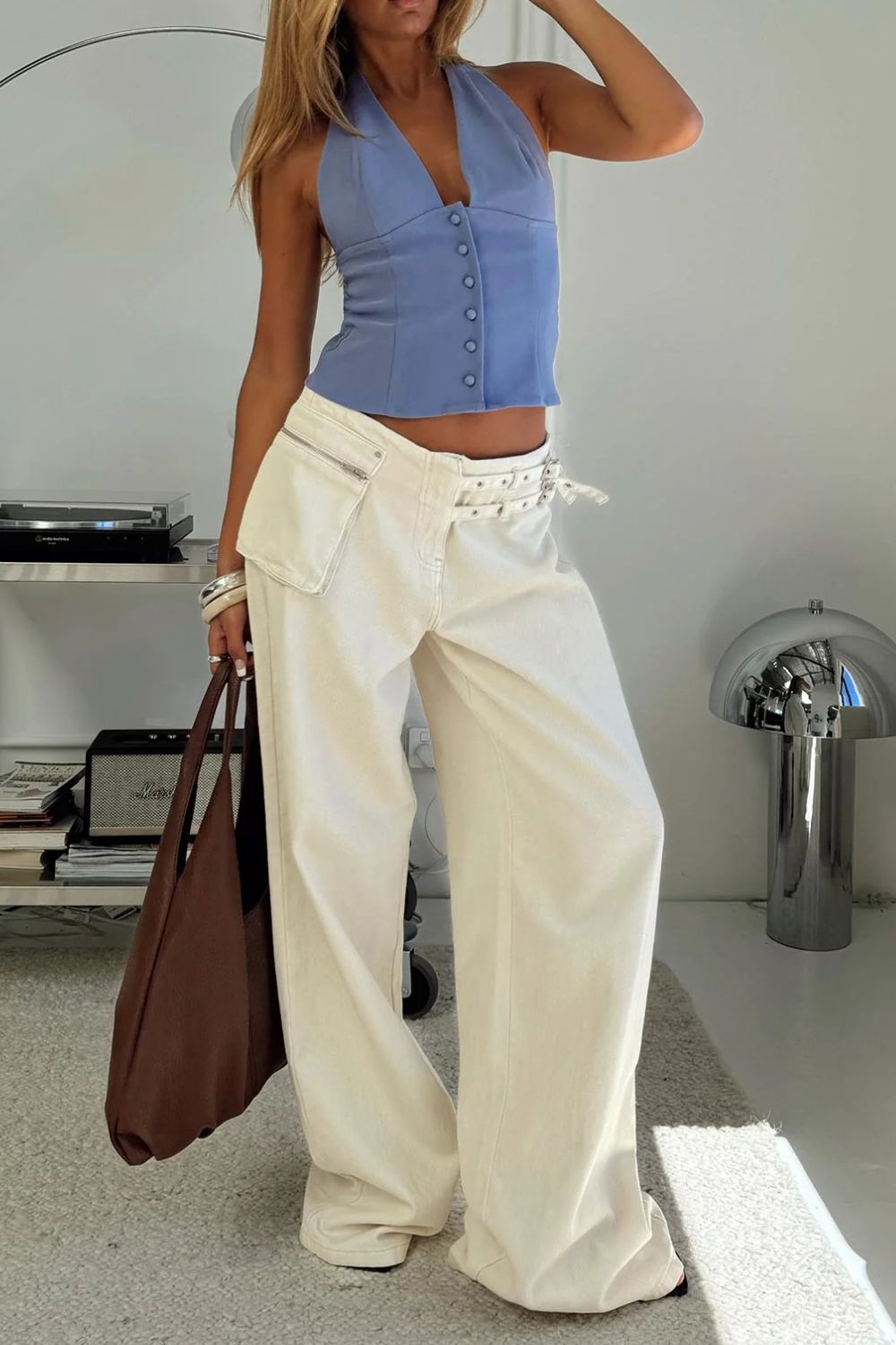 Wide Leg Jeans with Pockets - Ormond Beach Boutique