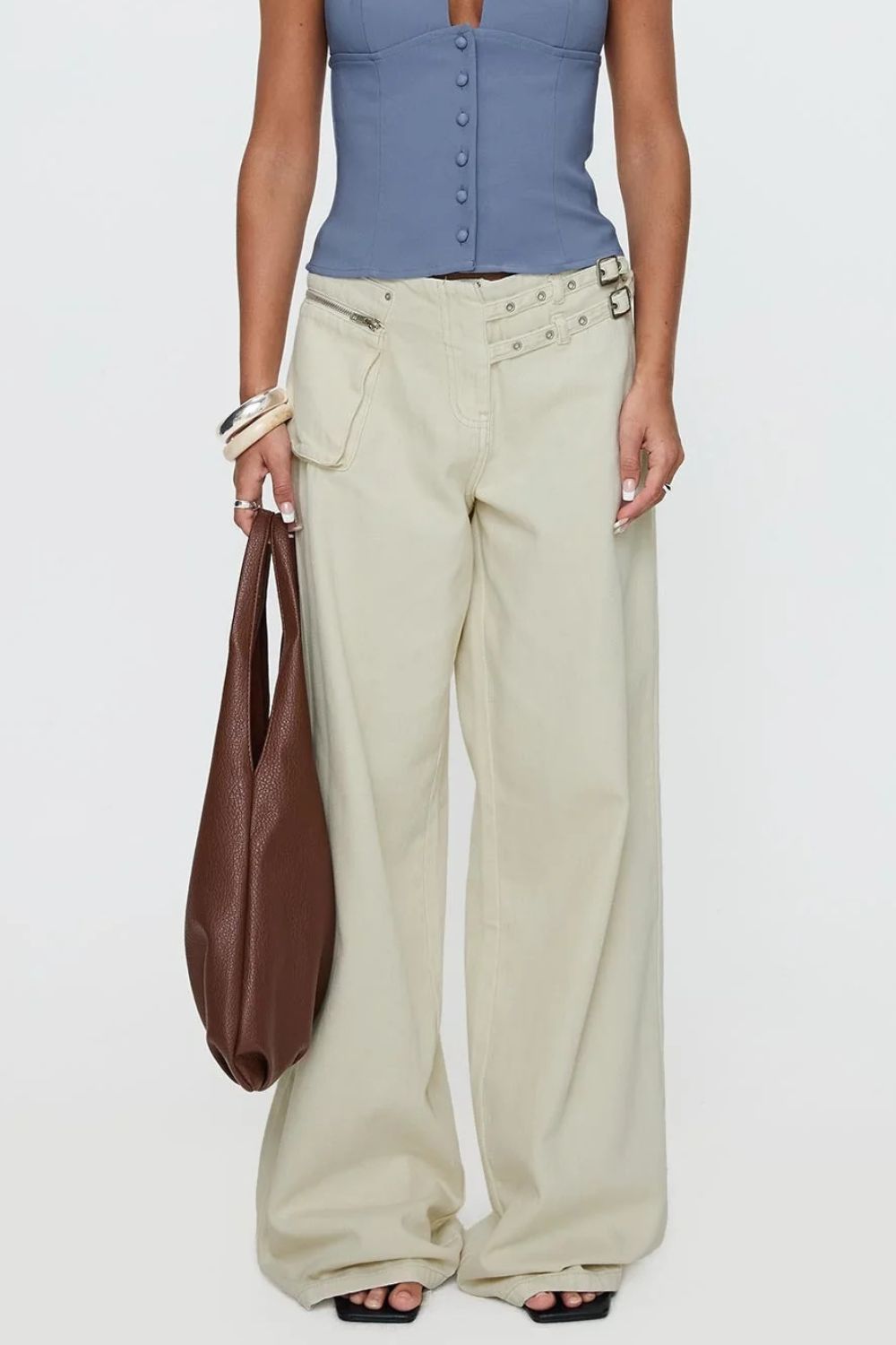 Wide Leg Jeans with Pockets - Ormond Beach Boutique