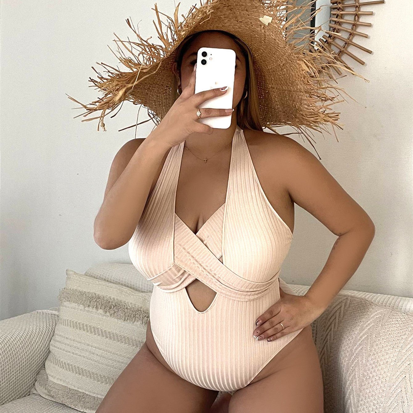 Women's Fashion Plus Size One Piece Swimwear - Ormond Beach Boutique